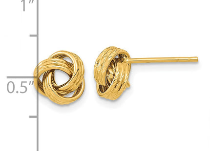 14k Yellow Gold Earrings Style TL1052 - Classique Jewelry Inc.
