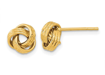 14k Yellow Gold Earrings Style TL1052 - Classique Jewelry Inc.
