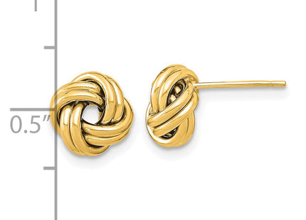 14k Yellow Gold Earrings Style TL1055 - Classique Jewelry Inc.