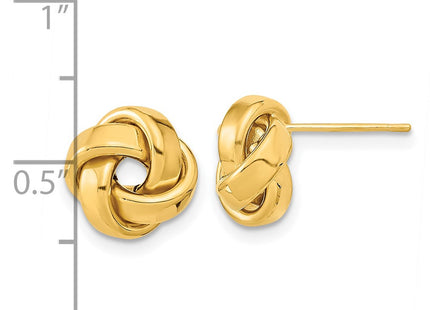14k Yellow Gold Earrings Style TL1057 - Classique Jewelry Inc.