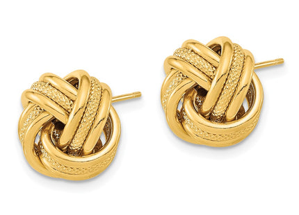 14k Yellow Gold Earrings Style TL1059 - Classique Jewelry Inc.