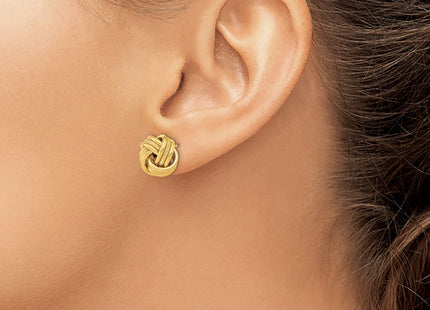 14k Yellow Gold Earrings Style TL1059 - Classique Jewelry Inc.