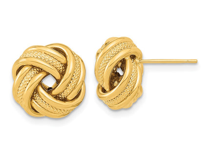 14k Yellow Gold Earrings Style TL1059 - Classique Jewelry Inc.