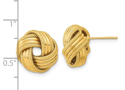 14k Yellow Gold Earrings Style TL1060 - Classique Jewelry Inc.