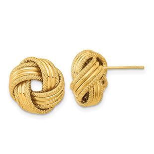 14k Yellow Gold Earrings Style TL1060 - Classique Jewelry Inc.