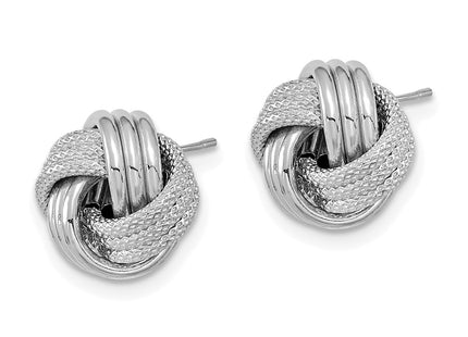 14k White Gold Earrings Style TL1061W - Classique Jewelry Inc.