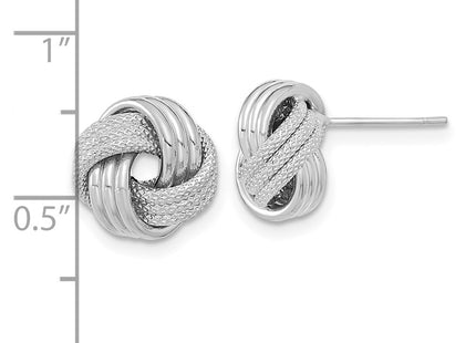 14k White Gold Earrings Style TL1061W - Classique Jewelry Inc.