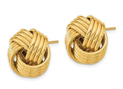 14k Yellow Gold Earrings Style TL1064 - Classique Jewelry Inc.