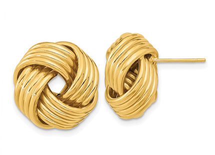 14k Yellow Gold Earrings Style TL1064 - Classique Jewelry Inc.