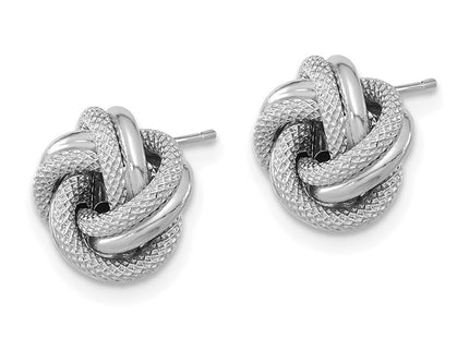 14k White Gold Earrings Style TL1073W - Classique Jewelry Inc.