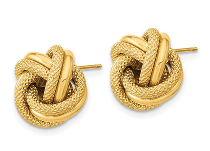 14k Yellow Gold Earrings Style TL1074 - Classique Jewelry Inc.