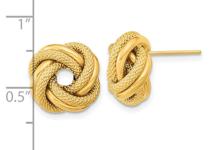 14k Yellow Gold Earrings Style TL1074 - Classique Jewelry Inc.