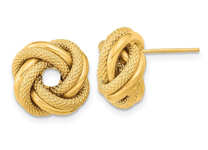 14k Yellow Gold Earrings Style TL1074 - Classique Jewelry Inc.