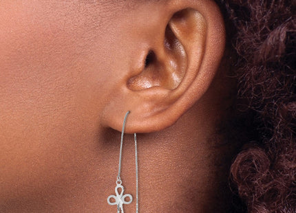 14k White Gold Earrings Style TL1104W - Classique Jewelry Inc.