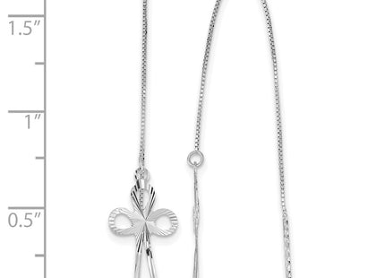 14k White Gold Earrings Style TL1104W - Classique Jewelry Inc.