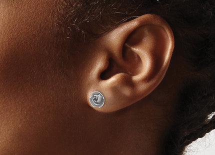 14k Yellow & Rhodium Earrings Style TL1107 - Classique Jewelry Inc.