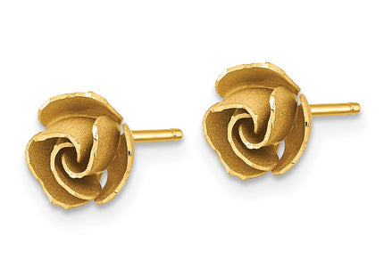 14k Yellow Gold Earrings Style TL1108 - Classique Jewelry Inc.