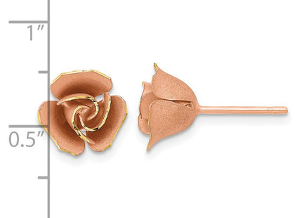 14k Yellow & Rhodium Earrings Style TL1109 - Classique Jewelry Inc.