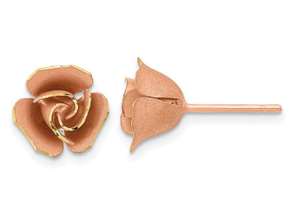 14k Yellow & Rhodium Earrings Style TL1109 - Classique Jewelry Inc.