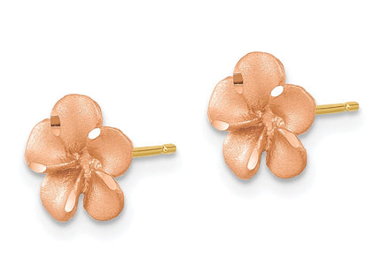 14k Yellow & Rhodium Earrings Style TL1116R - Classique Jewelry Inc.