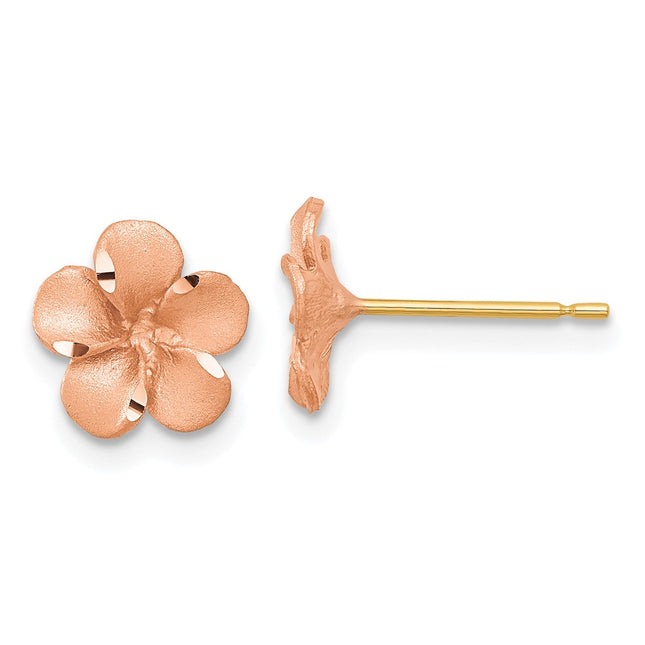 14k Yellow & Rhodium Earrings Style TL1116R - Classique Jewelry Inc.