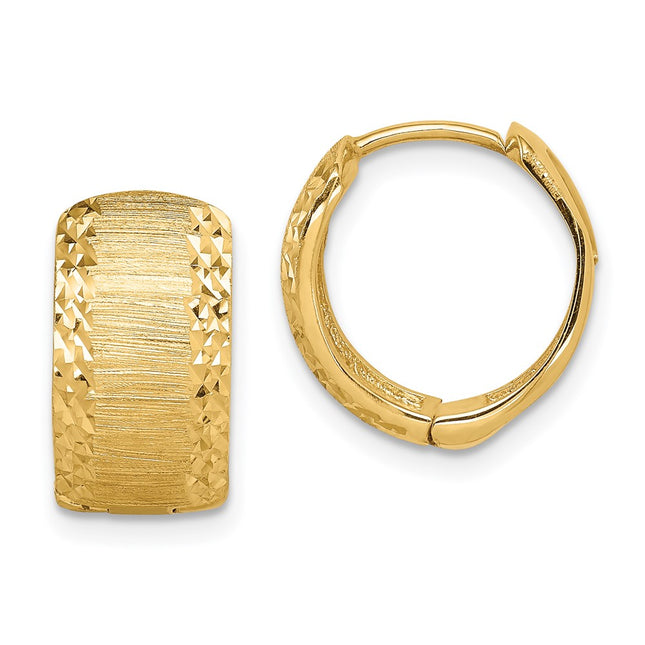 14k Yellow Gold Earrings Style TL1138 - Classique Jewelry Inc.