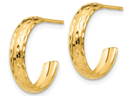 14k Yellow Gold Earrings Style TL114 - Classique Jewelry Inc.