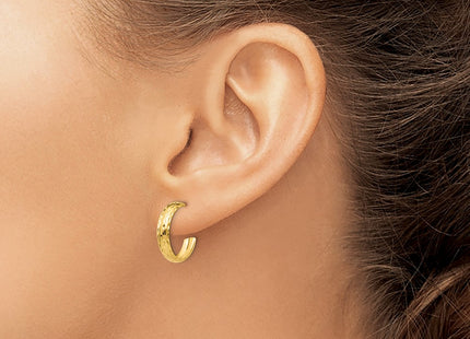 14k Yellow Gold Earrings Style TL114 - Classique Jewelry Inc.
