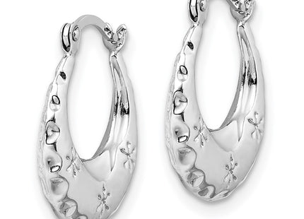 14k White Gold Earrings Style TL1144W - Classique Jewelry Inc.
