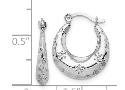14k White Gold Earrings Style TL1144W - Classique Jewelry Inc.