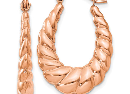 14k Rose Gold Earrings Style TL1145R - Classique Jewelry Inc.