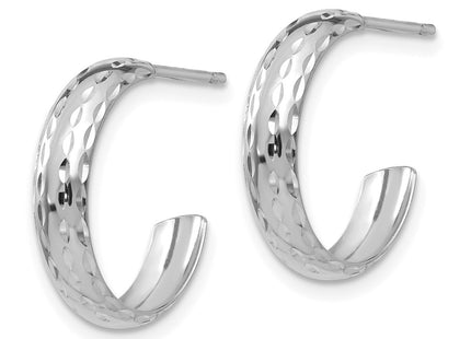 14k White Gold Earrings Style TL114W - Classique Jewelry Inc.