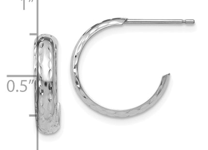 14k White Gold Earrings Style TL114W - Classique Jewelry Inc.