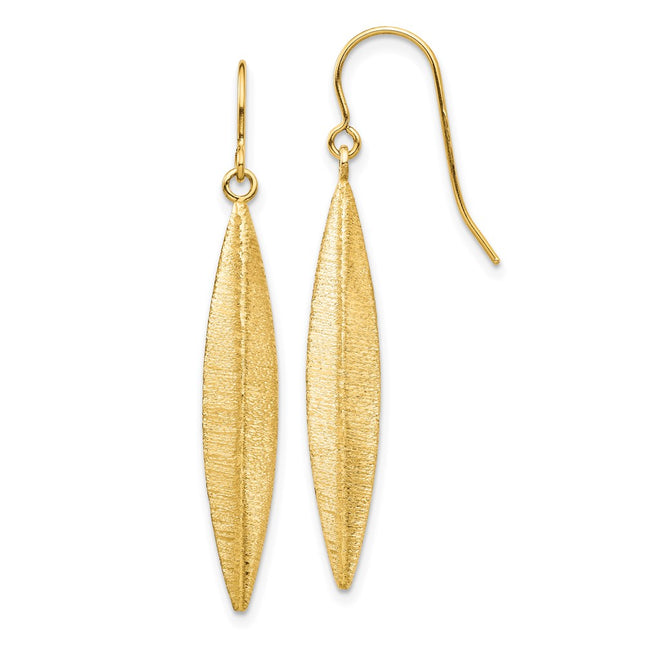14k Yellow Gold Earrings Style TL1158 - Classique Jewelry Inc.