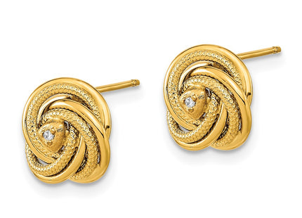 14k Yellow Gold Earrings Style TL1167 - Classique Jewelry Inc.