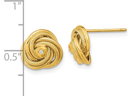 14k Yellow Gold Earrings Style TL1167 - Classique Jewelry Inc.