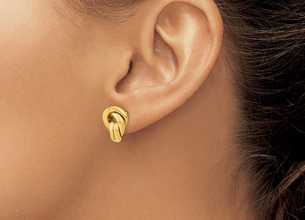 14k Yellow Gold Earrings Style TL1171 - Classique Jewelry Inc.