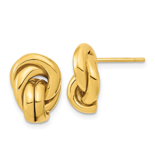 14k Yellow Gold Earrings Style TL1171 - Classique Jewelry Inc.