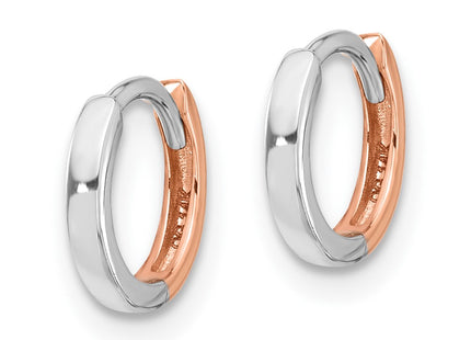 14k Two-tone Earrings Style TL1175 - Classique Jewelry Inc.