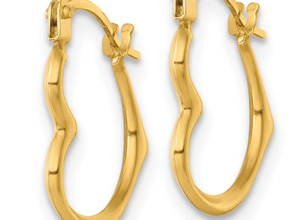 14k Yellow Gold Earrings Style TL1178 - Classique Jewelry Inc.