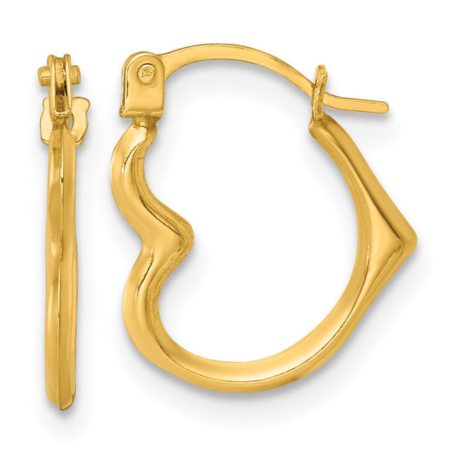 14k Yellow Gold Earrings Style TL1178 - Classique Jewelry Inc.