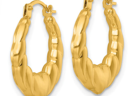 14k Yellow Gold Earrings Style TL1180 - Classique Jewelry Inc.