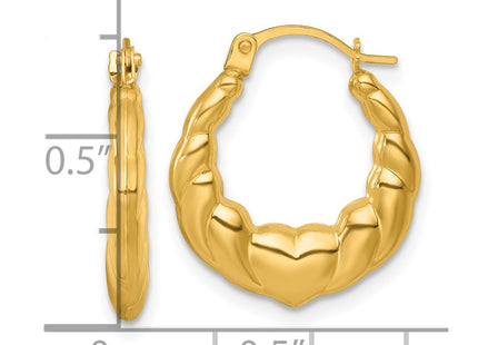 14k Yellow Gold Earrings Style TL1180 - Classique Jewelry Inc.