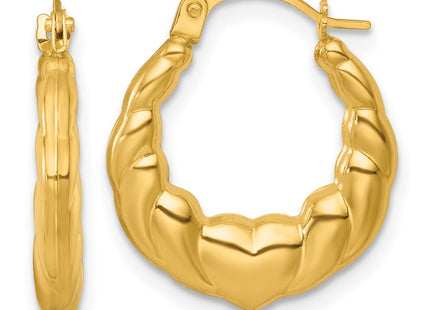 14k Yellow Gold Earrings Style TL1180 - Classique Jewelry Inc.