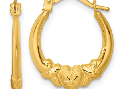 14k Yellow Gold Earrings Style TL1182 - Classique Jewelry Inc.