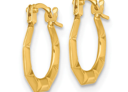14k Yellow Gold Earrings Style TL1184 - Classique Jewelry Inc.