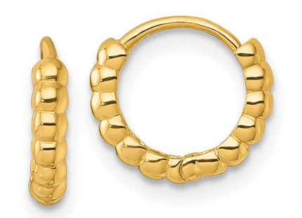 14K gold hoop earrings