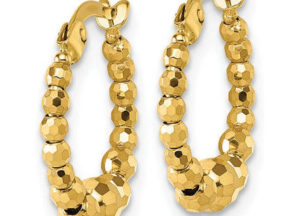 14k Yellow Gold Earrings Style TL1191 - Classique Jewelry Inc.