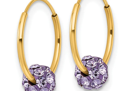 14k Yellow Gold Earrings Style TL1194 - Classique Jewelry Inc.