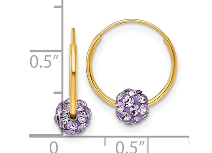 14k Yellow Gold Earrings Style TL1194 - Classique Jewelry Inc.